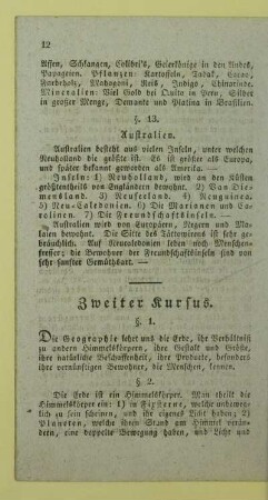Zweiter Kursus