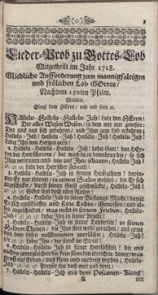 Lieder-Prob zu Gottes-Lob