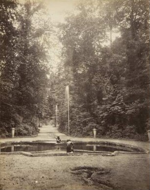 Parkanlage mit Brunnen, Schlosspark Schwetzingen