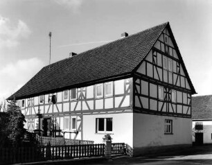 Fachwerkwohnhaus; Alsfeld, Bruchwiesenweg 4