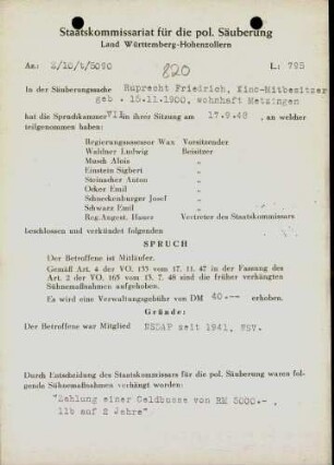 Ruprecht, Friedrich