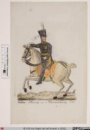 Bildnis Friedrich Wilhelm, Herzog von Braunschweig-Lüneburg-Oels (der "Schwarze Herzog")