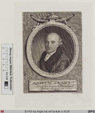 Bildnis Anselm Franz Frhr. v. Bentzel-Sternau