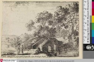 [Die Steinbrücke am Kreuz; Le Pont de pierre à la croix]