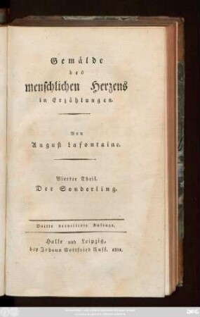 Theil 4 = Theil 3: Gemälde des menschlichen Herzens