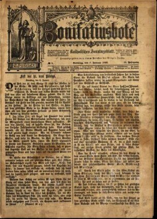 Ausgabe vom Sonntag, den 07. Januar 1894.