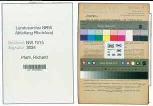 Entnazifizierung Richard Pfahl , geb. 17.09.1908 (Ingenieur)
