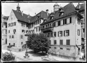 Schwäbisch-Hall. Gebäude in der Innenstadt