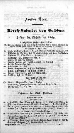 Hofstaat Sr. Majestät des Königs
