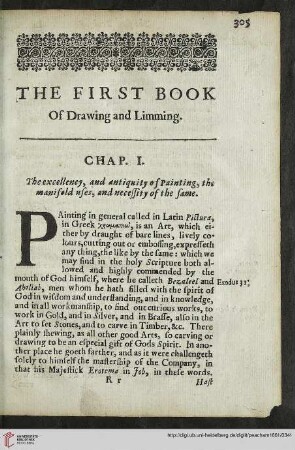 The First Book of Drawing and Limming