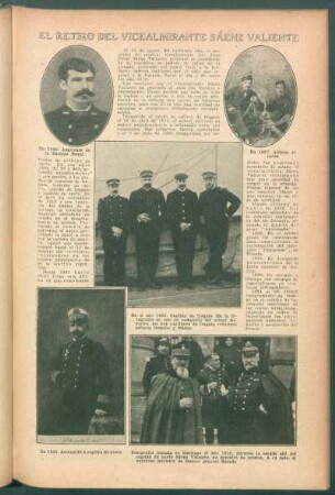 El retiro del Vicealmirante Sáenz Valiente