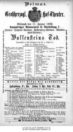 Wallensteins Tod