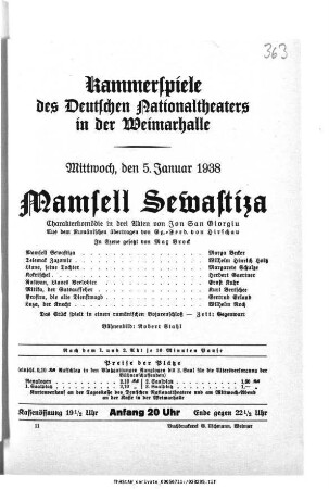 Mamsell Sewastiza