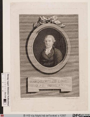 Bildnis Johann Carl Gottlieb Lohsse