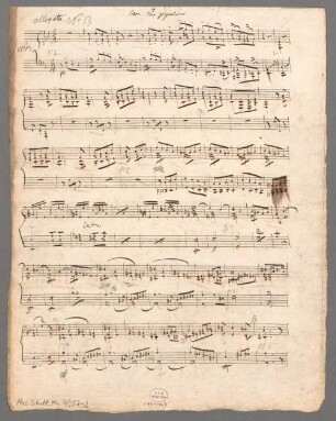 The Gypsy's warning, pf, Excerpts, Arr - BSB Mus.Schott.Ha 4987-2 : [heading:] Chor der Zigeuner