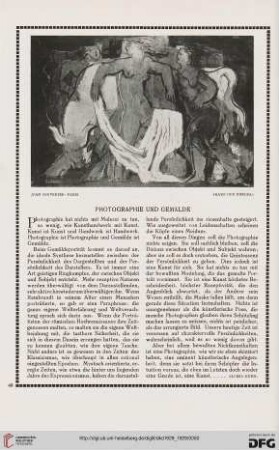 Photographie und Gemälde