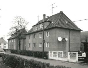 Pirna-Südvorstadt, Joseph-Haydn-Straße. Siedlung (1935/1938). Wohnhäuser Nummer 3 und 5