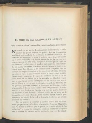 El mito de las Amazonas en América
