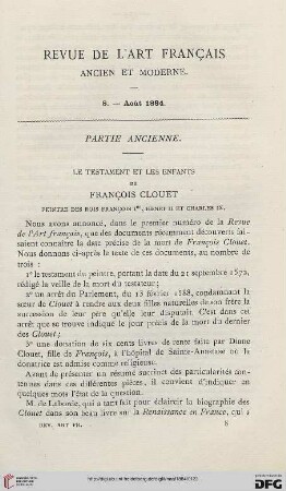 Nr. 8 (Août 1884)