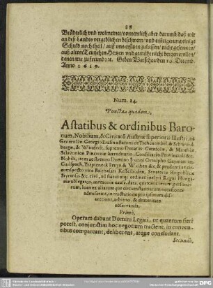 Num. 24. Puncta quaedam