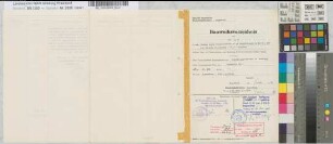 Bauwerksverzeichnis und Nachweisung der bei dem Einbau einer Blinklichtanlage in km 27,409 der Strecke Finnentrop-Olpe-Kirchen berührten Wege- und Vorflutverhältnisse, nebst Bezeichnung der für sie entworfenen baulichen Anlagen, o. M. Stnr.: 88, Iwü, Bunr.: 22, Blnr.: 1
