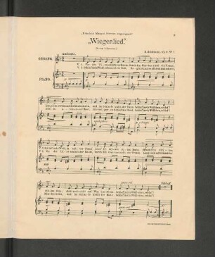 "Wiegenlied."