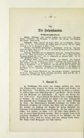 VII. Die Hohenstaufen