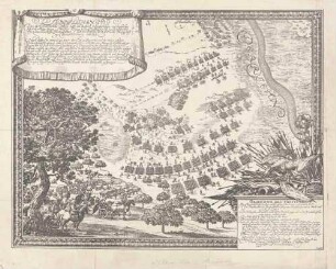 Schlacht bei Hackelberg zwischen Brandenburg und Schweden, 1675, mit Schlachtbeschreibung der Heeresaufstellung und Artillerieeinsatz