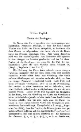 Die Hauptformen des Problems.