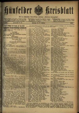 Ausgabe vom Dienstag, den 20. Februar 1917.