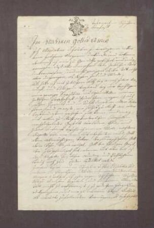 Testament der Magdalena Schaub, geborene Mayer
