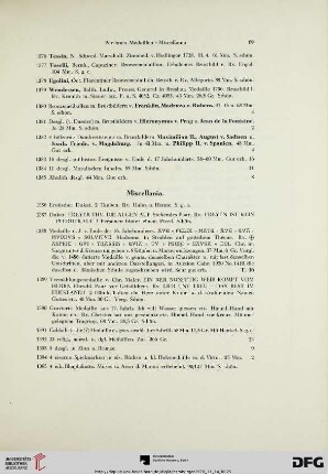 Miscellania (Nr. 1386-1422)