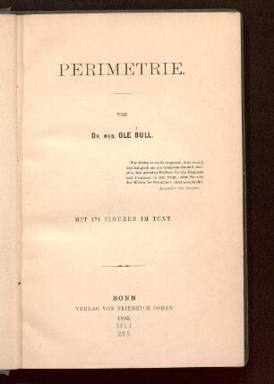 Perimetrie