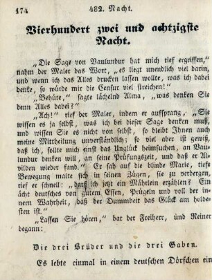 Vierhundert zwei und achtzigste Nacht
