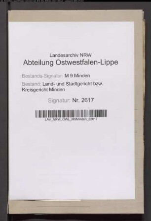 Teilung der Gemeinheiten der Gemeinde Hävern.