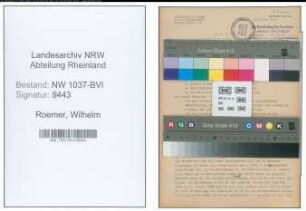 Entnazifizierung Wilhelm Roemer , geb. 15.07.1898 (Brandmeister)