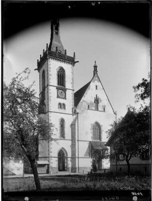 Lautenbach Katholische Wallfahrtskirche Maria Krönung Außenansicht Westseite von Nordwesten