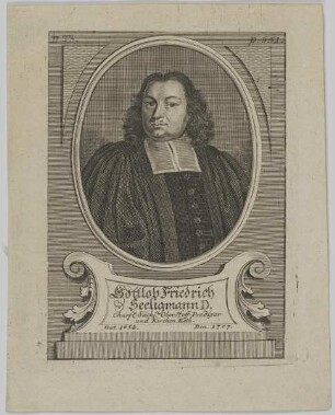 Bildnis des Gottlob Friedrich Seeligman