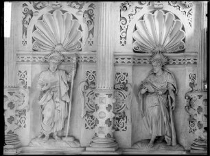 Hechingen Franziskanerkirche Sankt Luzen Heiligenfiguren