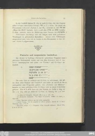 Punische und neupunische Inschriften.