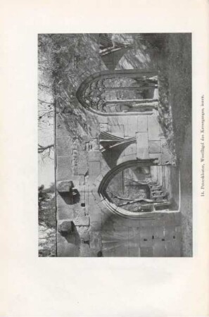 14. Peterskloster, Westflügel des Kreuzganges, innen