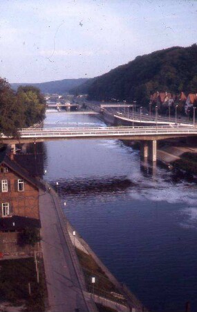 Esslingen, Vogelsangbrücke, flussaufwärts