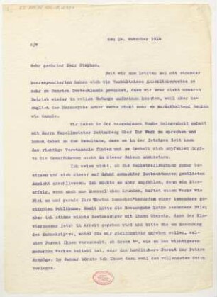Brief an Rudi Stephan : 14.11.1914