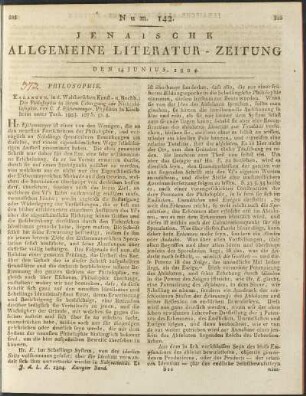 Num. 142. Den 14. Junius 1804