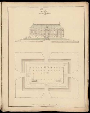 Pavillon so auf den Place d´Armes stunde.