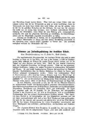 Stimmen zur Zukunftsgestaltung der deutschen Schule