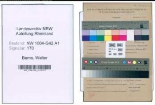 Entnazifizierung Walter Berns , geb. 07.08.1909 (Buchhalter)