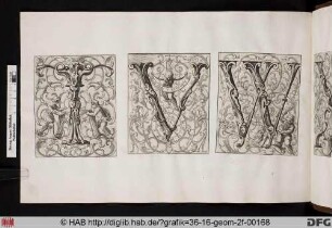 Mitte: Buchstabe "V".