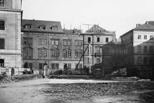 Residenzschloß während des Umbaus (1889-1901) unter G. Dunger und G. Frölich