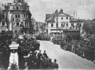 Schillerfeier zum 100.Todestag 1905 in Weimar